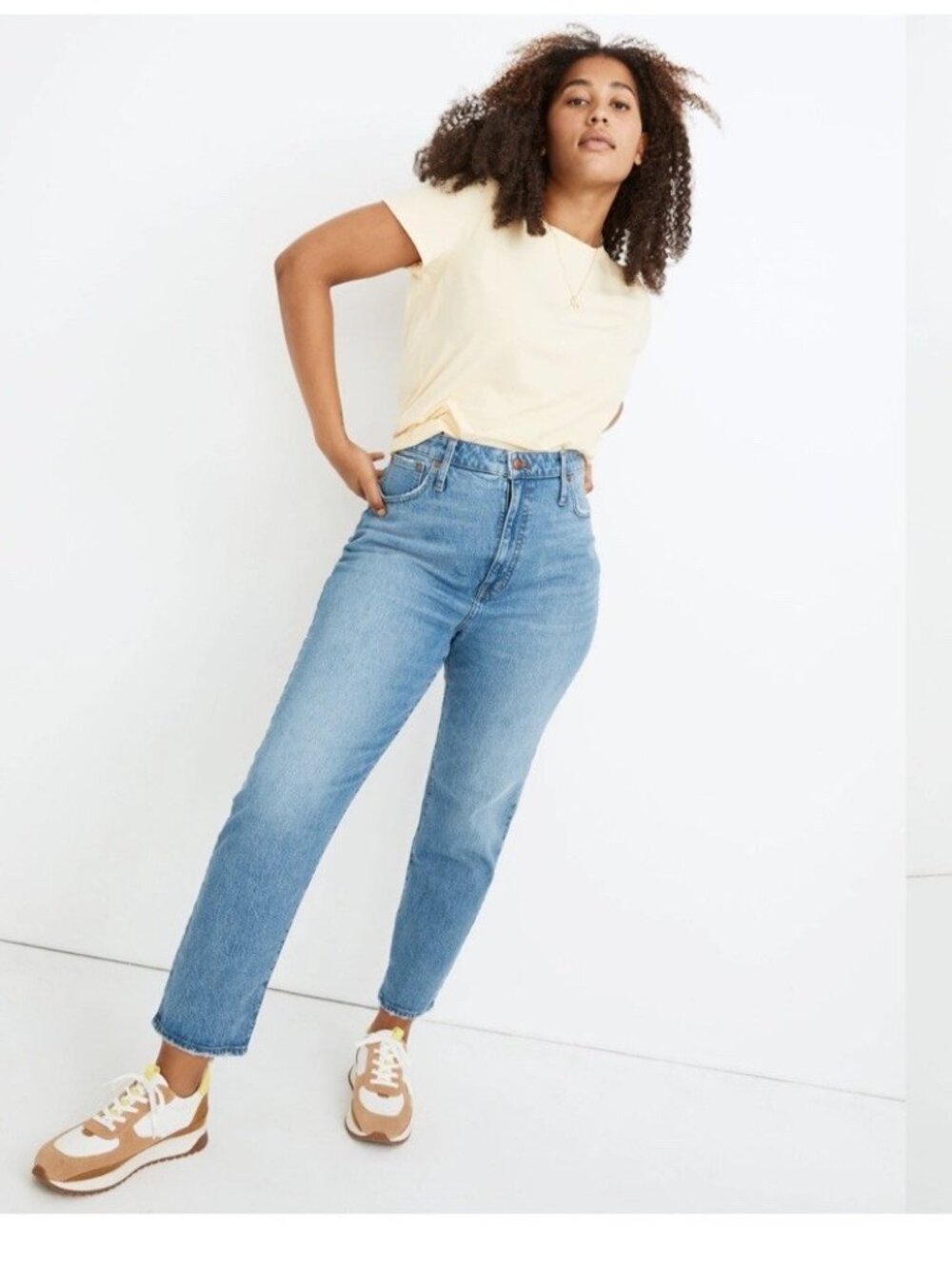 Madewell Womens High Rise Classic Straight Leg Jeans Size 25 Blue Preppy Casual - Picture 12 of 16